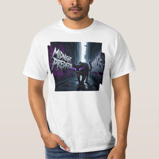 Midnight Predator Halloween T-shirt (Voorkant)