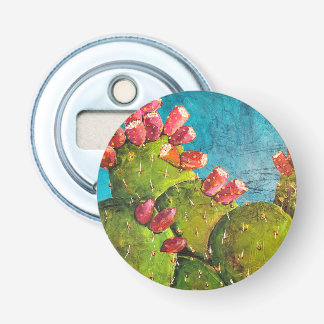 Midnight Prickly Pear II-knop Flesopener Button Flesopener