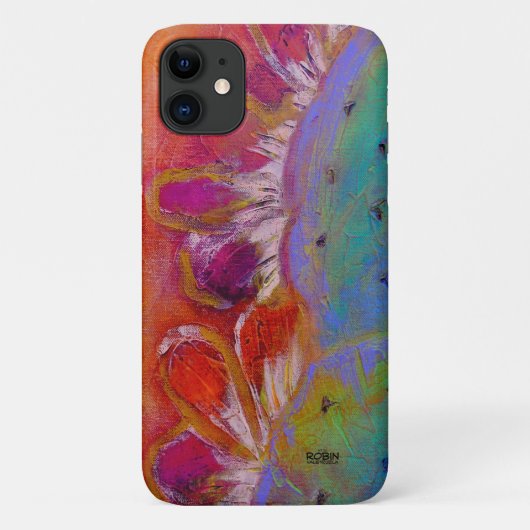 "Midnight Prickly Pear" telefoonhoesje Case-Mate iPhone Case (Achterkant)