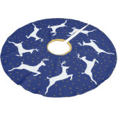 Midnight Reindester Kerstboom Rok (Gekanteld)