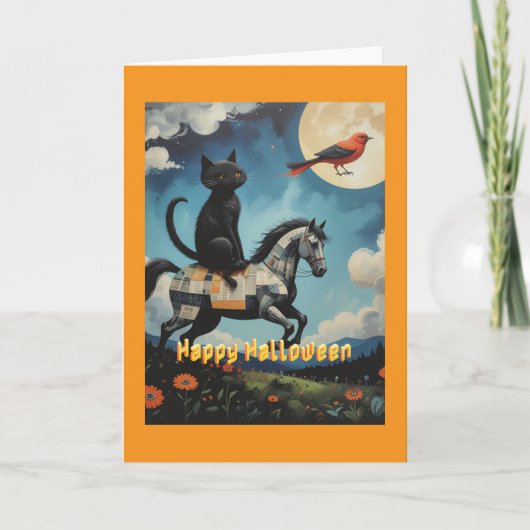 Midnight Ride: Black Cat & Wingless Wonder Kaart (Voorkant)