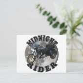 Midnight Rider Briefkaart (Staand voorkant)