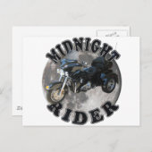 Midnight Rider Briefkaart (Voorkant / Achterkant)