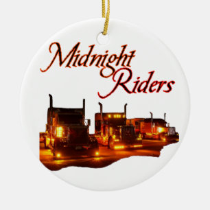 Midnight Riders Keramisch Ornament
