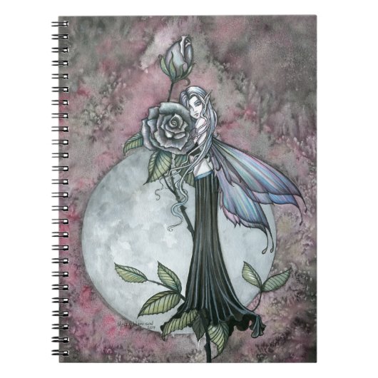 Midnight Roos Fairy Notitieboek (Voorkant)