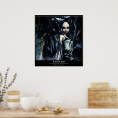 Midnight Roos Poster (Keuken)