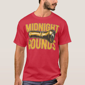 Midnight RoundsThin Purple Line Watchman Security T-shirt
