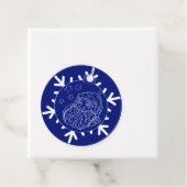 Midnight Santa Bedankjes Labels (In situ)