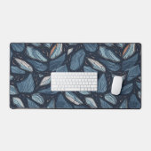 Midnight Sapphire Leaf Mosaic (Clavier et souris)