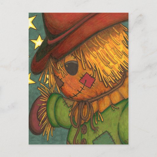 Midnight Scarecrow Briefkaart (Voorkant)