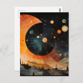 Midnight Serenity Briefkaart (Voorkant / Achterkant)