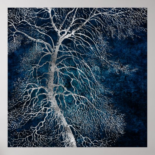 Midnight Silver tree - Black Poplar Poster (Voorkant)