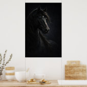 Midnight Sky | Paardenkunst | Poster (Keuken)