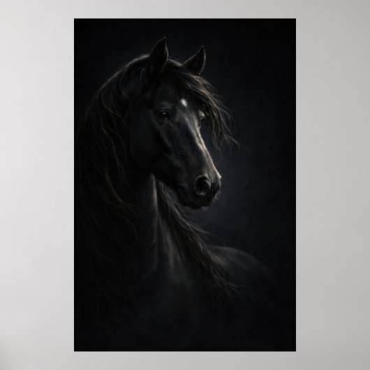 Midnight Sky | Paardenkunst | Poster (Voorkant)