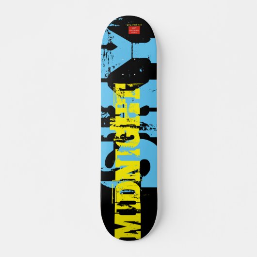 MIDNIGHT SKY Skateboard, 7¾" Deck Skateboard (Voorkant)