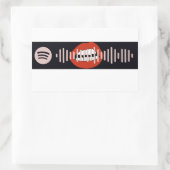 Midnight Sky van Miley Cyrus Spotify Code Rechthoekige Sticker (Tas)