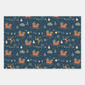 Midnight Sleigh Ride Inpakpapier Vel (Voorkant 2)