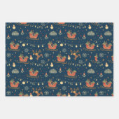 Midnight Sleigh Ride Inpakpapier Vel (Voorkant)