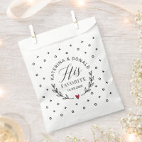 Midnight Snack Elegant Wedding Favor Bag
