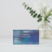 Midnight Sparkle - business card template Visitekaartje (Staand voorkant)
