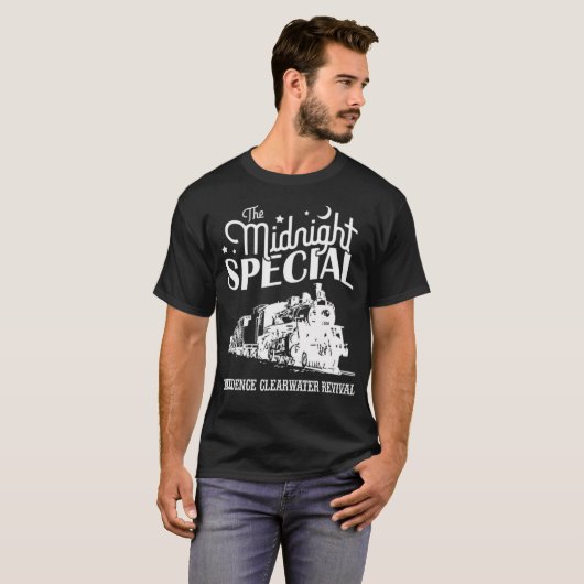 Midnight Special CCR Amerikaanse rockband T-shirt (Voorkant volledig)