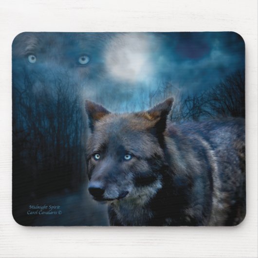 Midnight Spirit Mousepad Muismat (Voorkant)