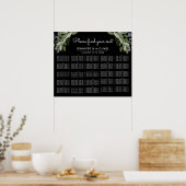 Midnight Sprigs - Alfabetische zitplaats Poster (Keuken)