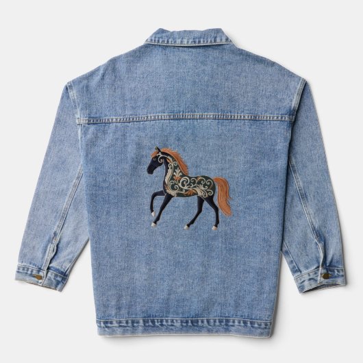 Midnight Stallion Denim Jacket (Achterkant)