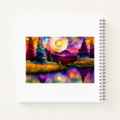 Midnight Star Gazing Spiral Notitieboek (Achterkant)