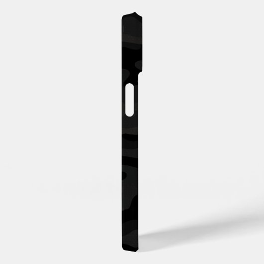 Midnight Stealth Urban Camo Zwarte houtskool Case-Mate iPhone Case (Achterkant / Rechts)