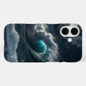 Midnight Storm Surf Case-Mate iPhone Case (Achterkant (horizontaal))