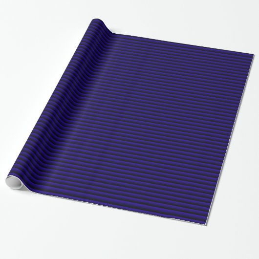 Midnight Stripe Wrapping Papier (Uitgerold)