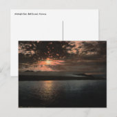 Midnight Sun Briefkaart (Voorkant / Achterkant)