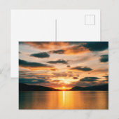 Midnight Sun, Noord-Noorwegen Briefkaart (Voorkant / Achterkant)