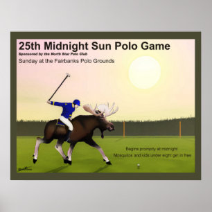 Midnight Sun Polo Poster
