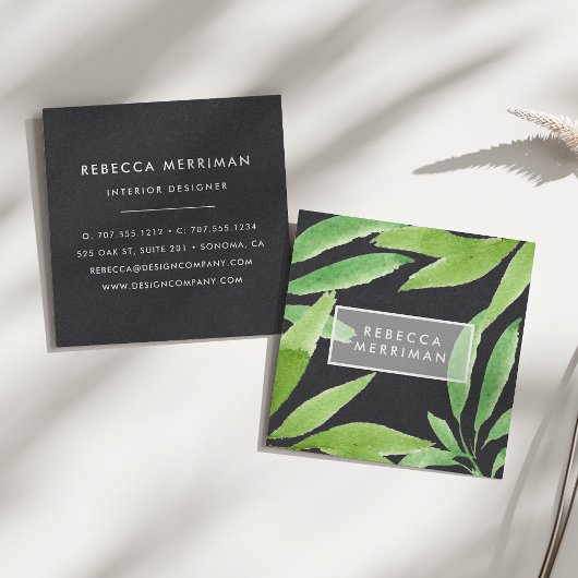 Midnight Tropics Vierkante Visitekaartje