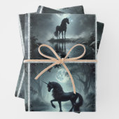 Midnight Unicorns inpakpapier Vel (In situ)