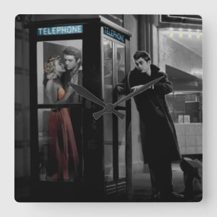 Midnight Vierkante Klok