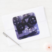 Midnight Vierkante Sticker (Envelop)