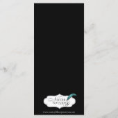 Midnight Vineyard Bruiloft Menu (Achterkant)