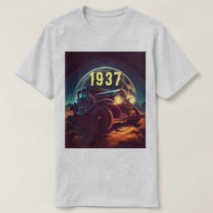 MIDNIGHT VINTAGE CAR 1937 T-SHIRT