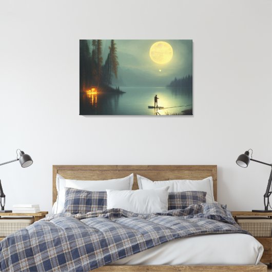 Midnight Vist Canvas Print (Insitu (Slaapkamer))
