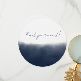 Midnight Watercolor Bedankkaart