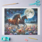 Midnight Wild Horses Tissuepapier (Craft)