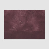 Midnight Wine Romance | Dark Satiny Grunge Damask Tissuepapier (Voorkant)