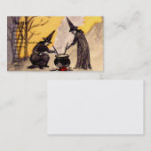 Midnight Witching ( Halloween Kaart) Visitekaartje (Voorkant / Achterkant)