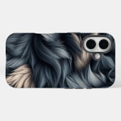 Midnight Wolf - Deep Silver Paarse bonttelefoonhoe Case-Mate iPhone Case (Achterkant (horizontaal))