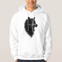 Midnight Wolf Head Roar