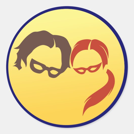 MidnightSQL Hero Logo - Stickers (Voorkant)