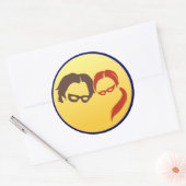 MidnightSQL Hero Logo - Stickers (Envelop)